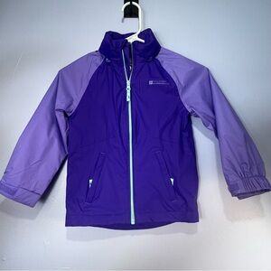 Mountain Warehouse girls purple rain jacket - Size 5-6